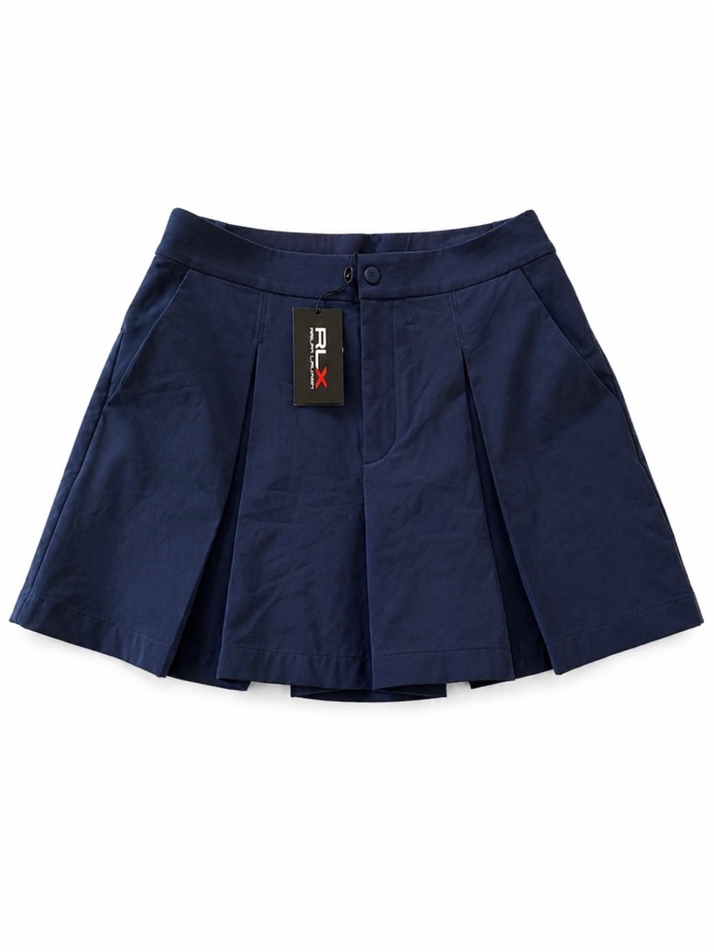 RLX Ralph Lauren Navy Blue Pleated Skort
